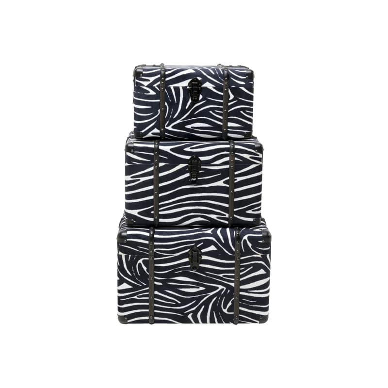 Sada kufrov Wild Animal Zebra (3/sada) 1