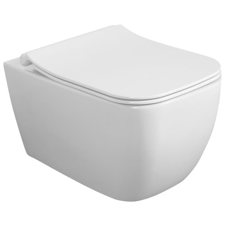 ISVEA - VEA závesná WC misa, Rimless, 34,5x52cm, biela 10VA02001 2