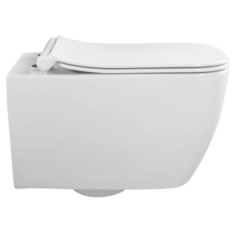 ISVEA - VEA závesná WC misa, Rimless, 34,5x52cm, biela 10VA02001 3