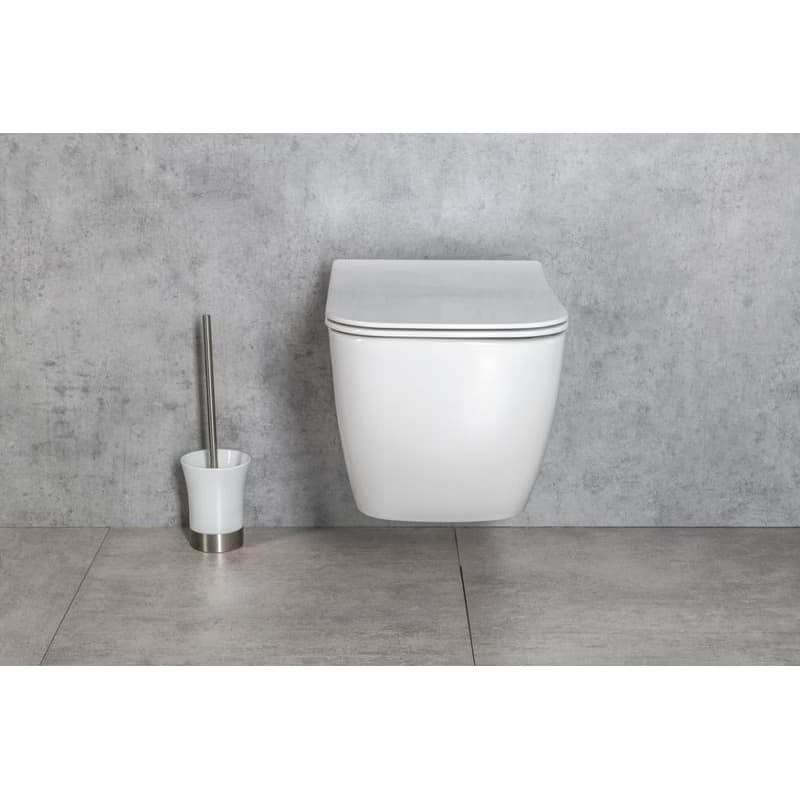 ISVEA - VEA závesná WC misa, Rimless, 34,5x52cm, biela 10VA02001 5