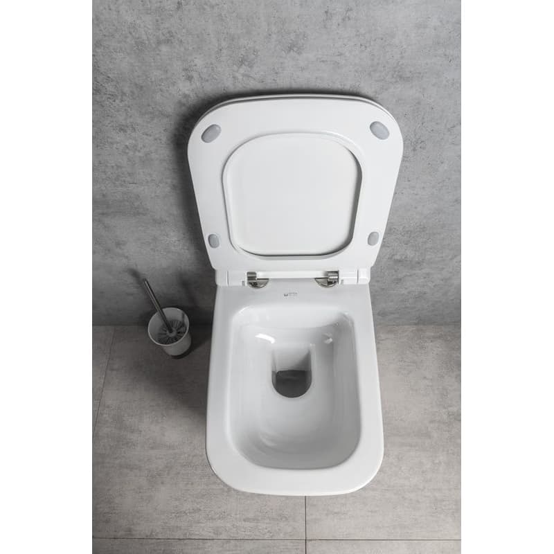 ISVEA - VEA závesná WC misa, Rimless, 34,5x52cm, biela 10VA02001 6