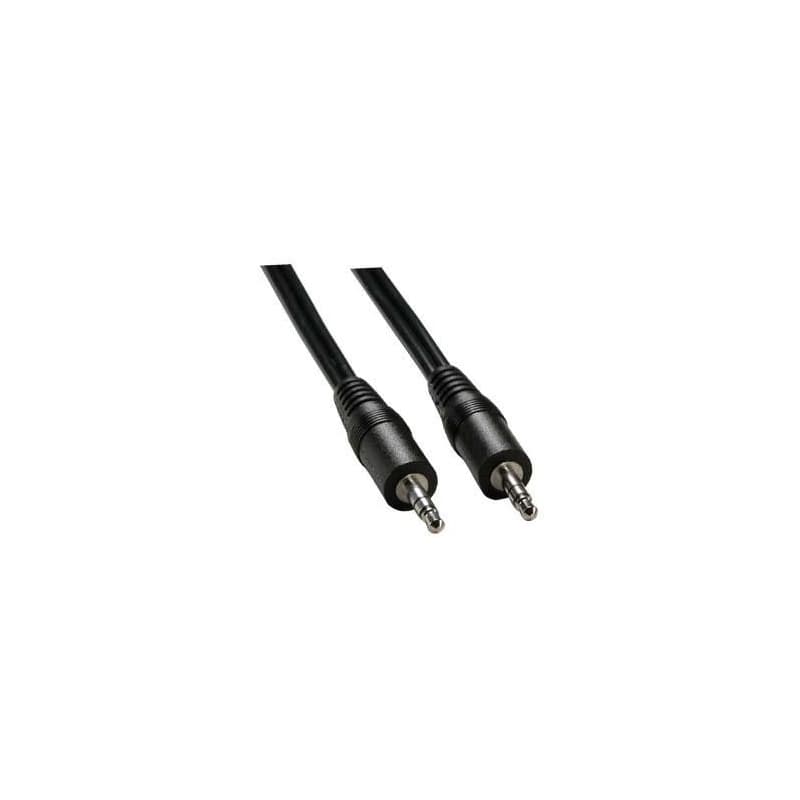 Audio kábel Jack (3.5mm) samec - Jack (3.5mm) samec, 2.5m, čierna, DOPRODEJ