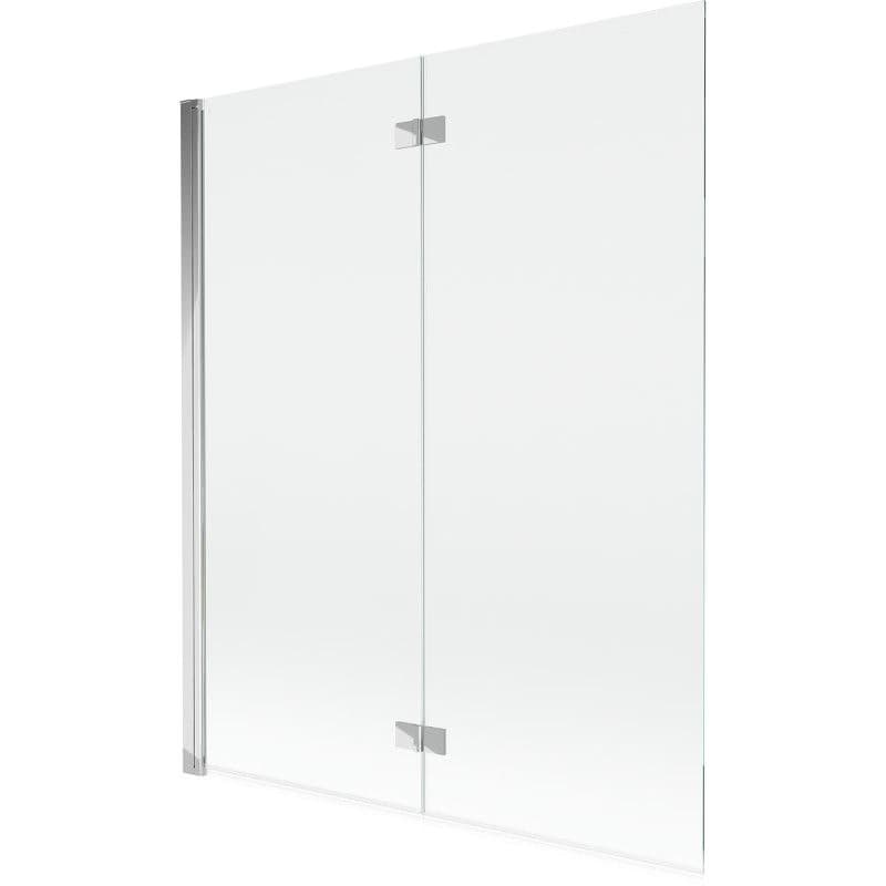 MEXEN - MIST vaňová zástena 140x150 cm 6mm 2-s, chróm, číra, ľavá 8A9-140-002-01-00-L
