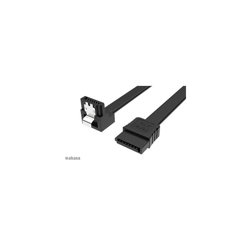 AKASA - Proslim SATA kábel 90 ° - 50 cm 1