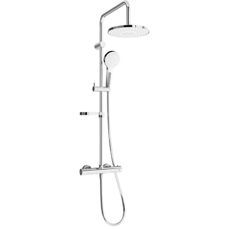 MEXEN/S - KX05 Sprchový stĺp s termostatickou batériou, chróm / biela 771500591-00 1