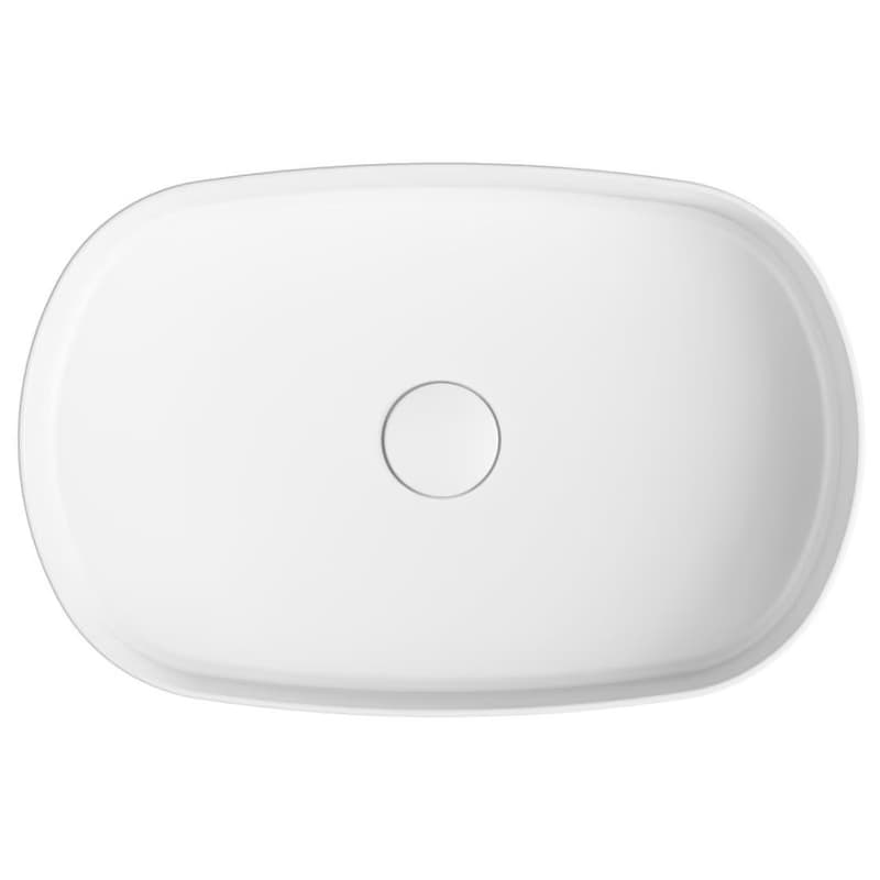 ISVEA - INFINITY OVAL keramické umývadlo na dosku, 55x36cm, biela matná 10NF65055-2L 3