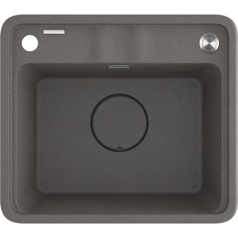 DEANTE DEANTE - Momi metallic grey Granitový drez, 1-bowl ZKM_T103 1