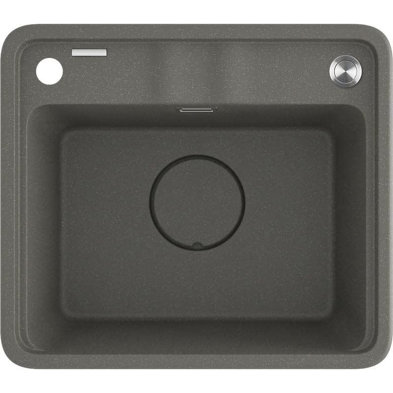 DEANTE DEANTE - Momi metallic grey Granitový drez, 1-bowl ZKM_T103 6