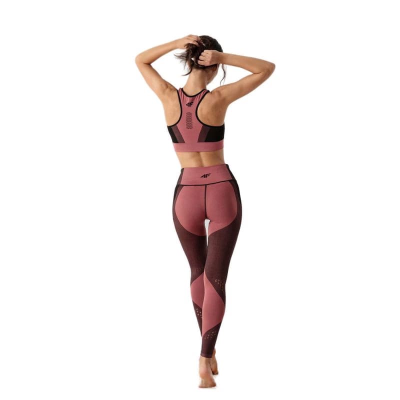 Dámske legíny 4F WOMENS YOGA TROUSERS H4Z21-SPDF015-54S-PINK 3