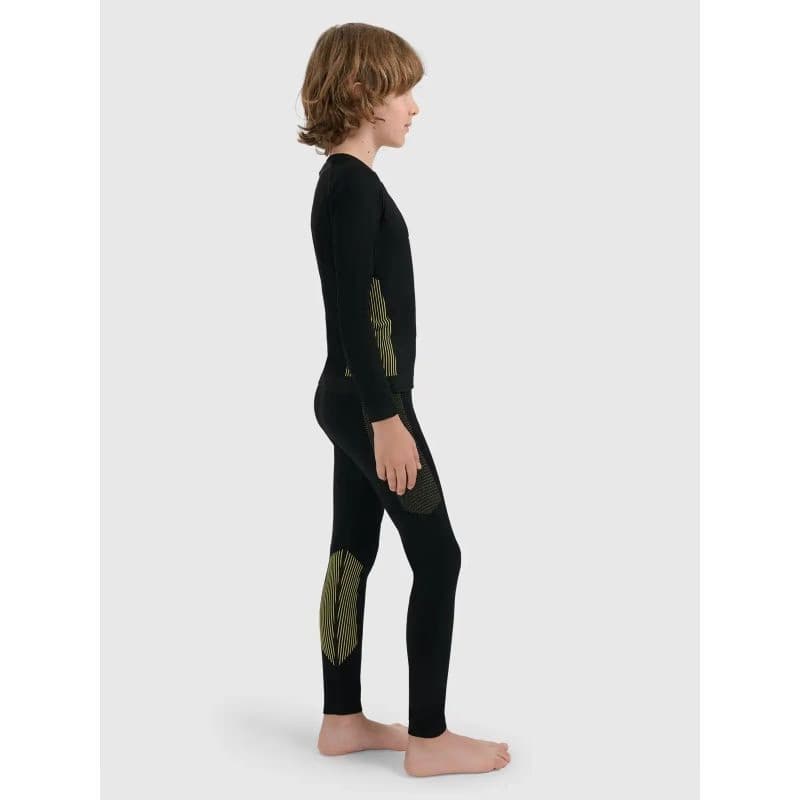 Chlapčenské termoprádlo vrchný a spodný diel 4F JUNIOR SEAMLESS UNDERWEAR M248-4FJWAW25USEAM248-20S-DEEP BLACK 2