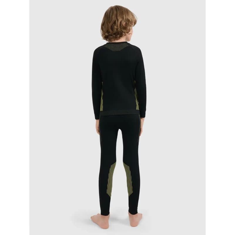 Chlapčenské termoprádlo vrchný a spodný diel 4F JUNIOR SEAMLESS UNDERWEAR M248-4FJWAW25USEAM248-20S-DEEP BLACK 3