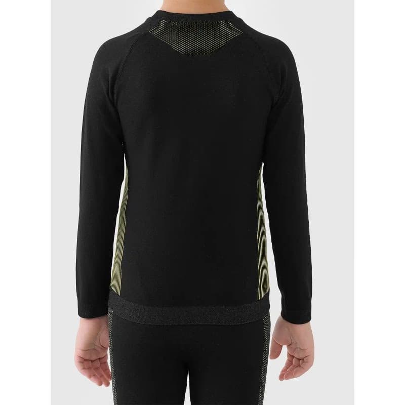 Chlapčenské termoprádlo vrchný a spodný diel 4F JUNIOR SEAMLESS UNDERWEAR M248-4FJWAW25USEAM248-20S-DEEP BLACK 6