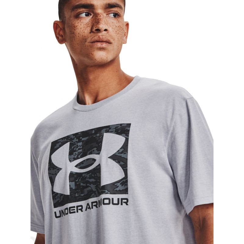 Pánske tričko s krátkym rukávom UNDER ARMOUR UA ABC CAMO BOXED LOGO SS-GRY 3