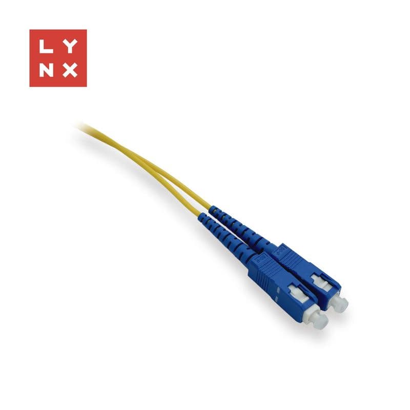 LYNX duplexný patch kábel SM, OS2, SC/SC, 9/125µm, 1m
