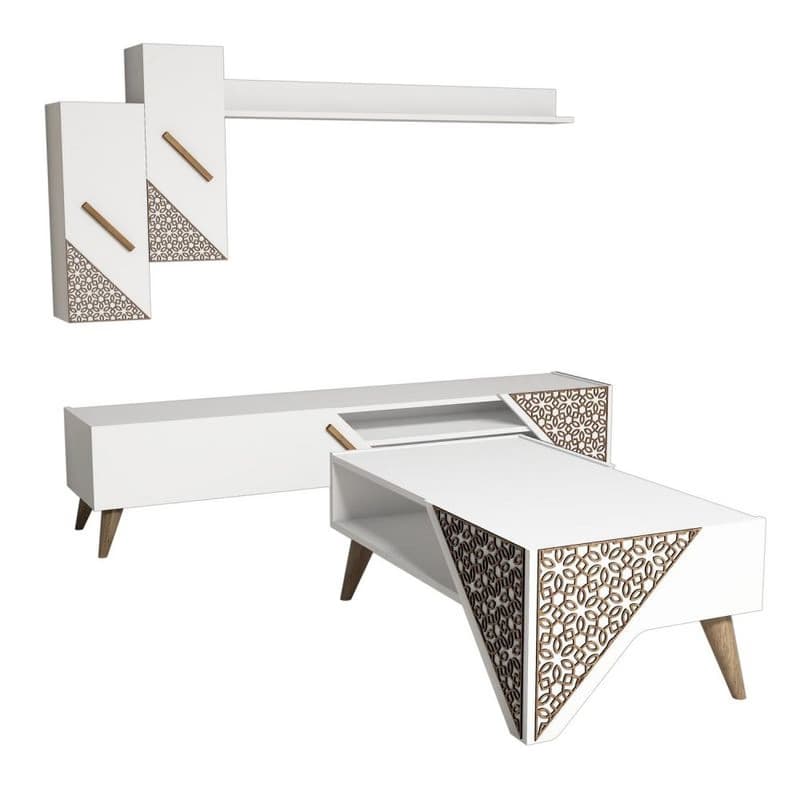 Living Room Furniture Set Beril - White 2