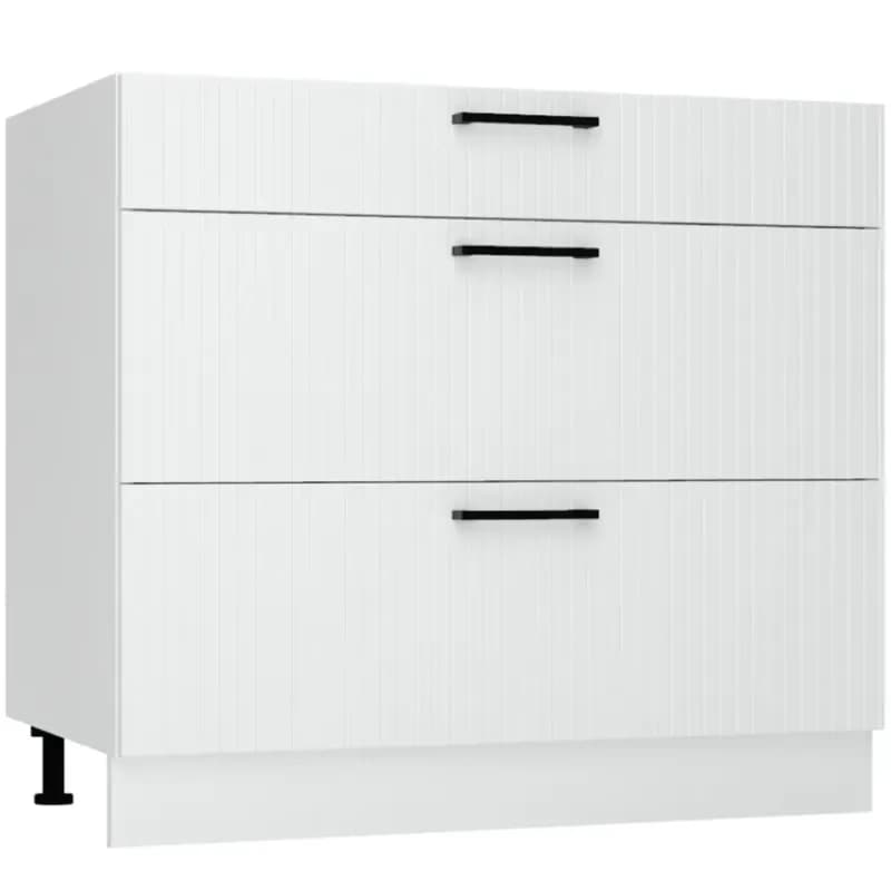 Skrinka do kuchyne Kate d90pc s/3 biely hrášok