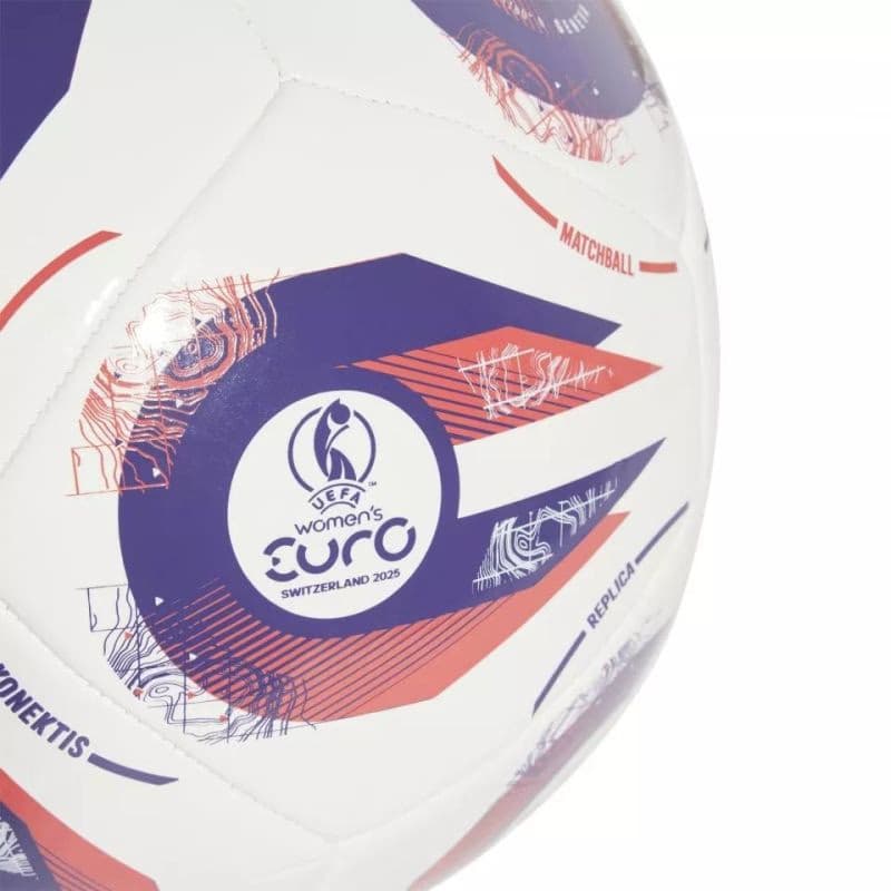 Futbalová lopta ADIDAS W EURO25 CLB WHITE PANTON PANTON 3