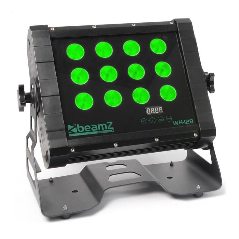 Beamz WH128 Wall Washer, 12 x 8W, čierna, Wall Washer, štvorité LED, IP65, DMX 1