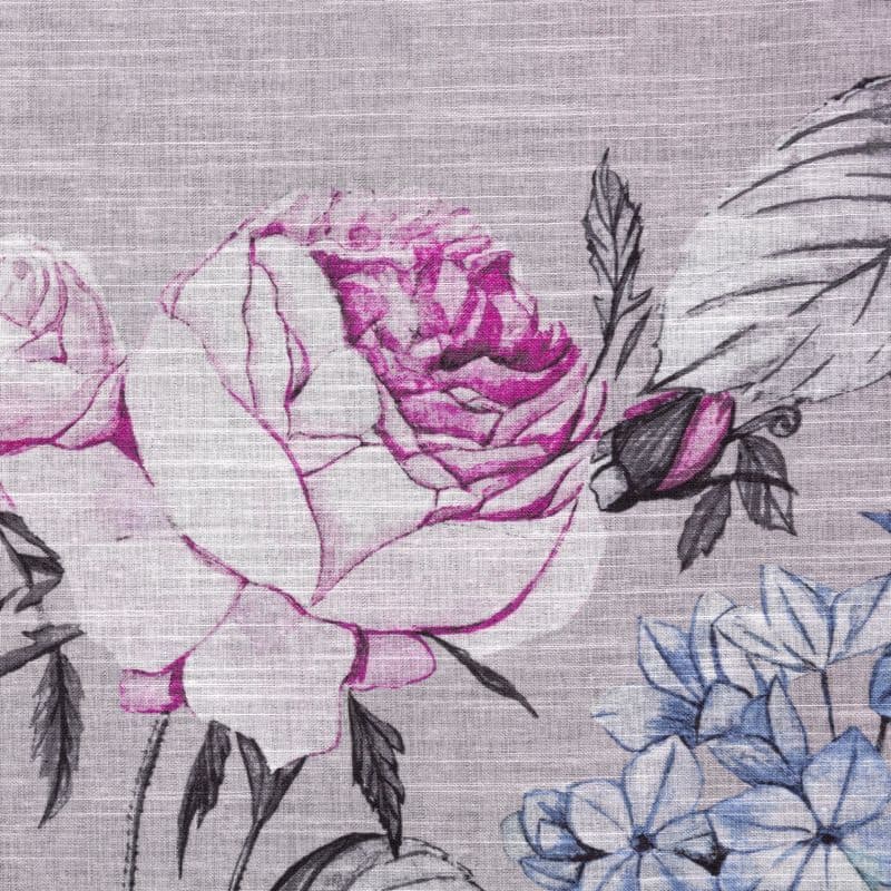 ArtFir Záves HONEY P | fialová/sivá 140 x 270 cm 6