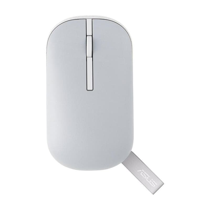 Asus MD100 bezdrôtová myš - 2,4Ghz dongl/bluetooth/ 1600dpi/bielo-šedá