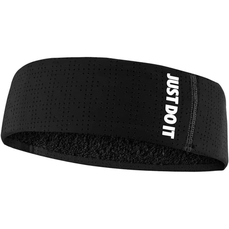 Čelenka NIKE TERRY FURY HEADBAND BK WH 2