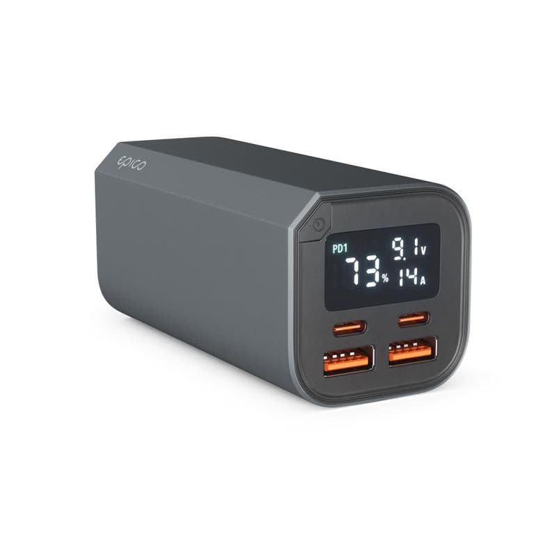 Epico Alu Power Bank PD 100W - 20 000mAh - šedá 2