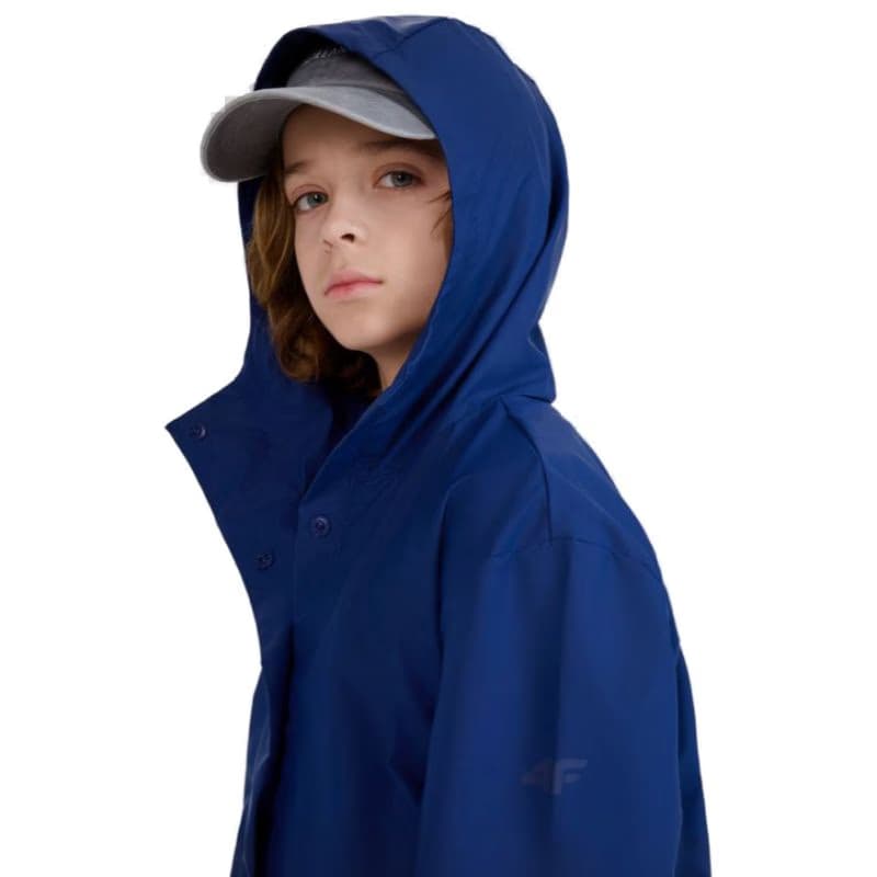 Chlapčenský pršiplášť 4F JUNIOR JACKET U213-31S-NAVY 2