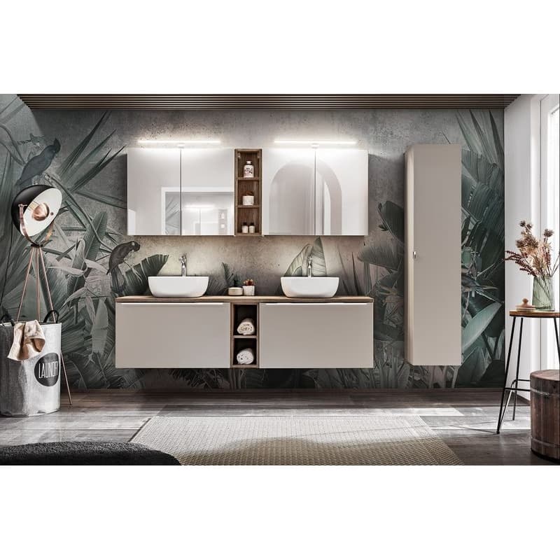 ArtCom Zrkadlová skrinka SANTA FE Taupe 84-80 | 80 cm 2