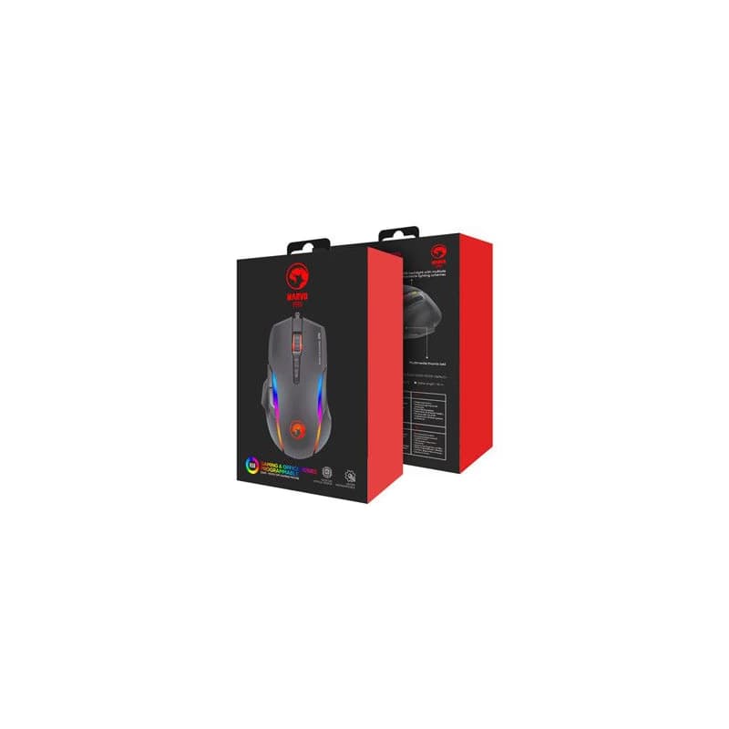 Marvo G945 Myš káblové, čierna, 10000DPI 6