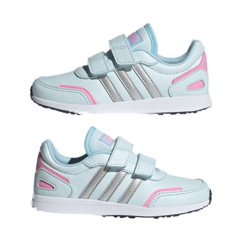 Dievčenská športová obuv (tréningová) ADIDAS VS Switch 3 CF C almost blue silver metallic beam pink 4
