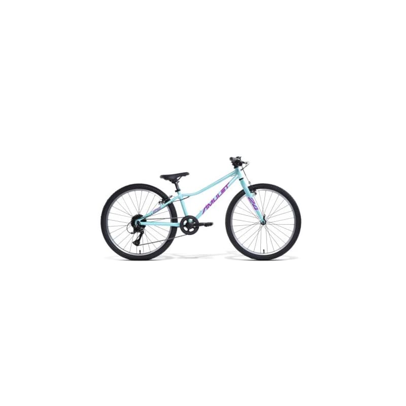 Dievčenský horský bicykel AMULET 24 Fun, celeste blue purple
