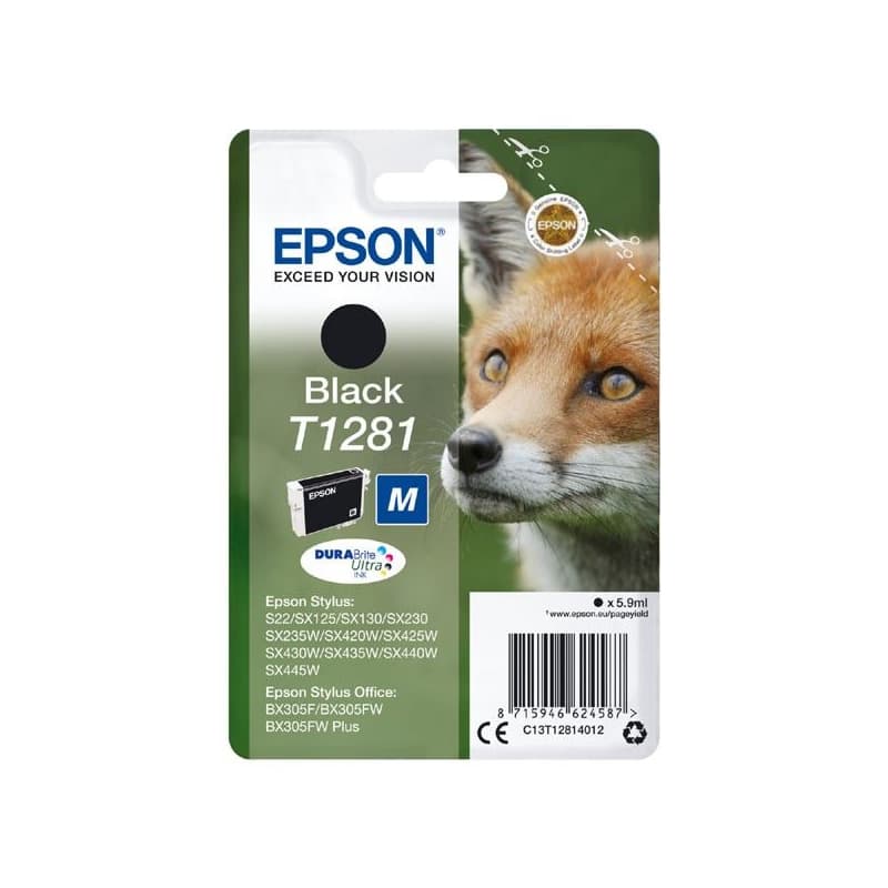 EPSON T1281 (C13T12814022) - originálny 1