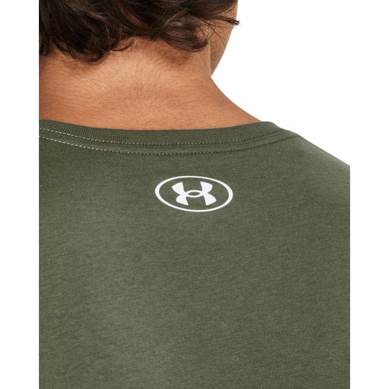 Pánske tričko s krátkym rukávom UNDER ARMOUR UA CAMO CHEST STRIPE SS-GRN 2