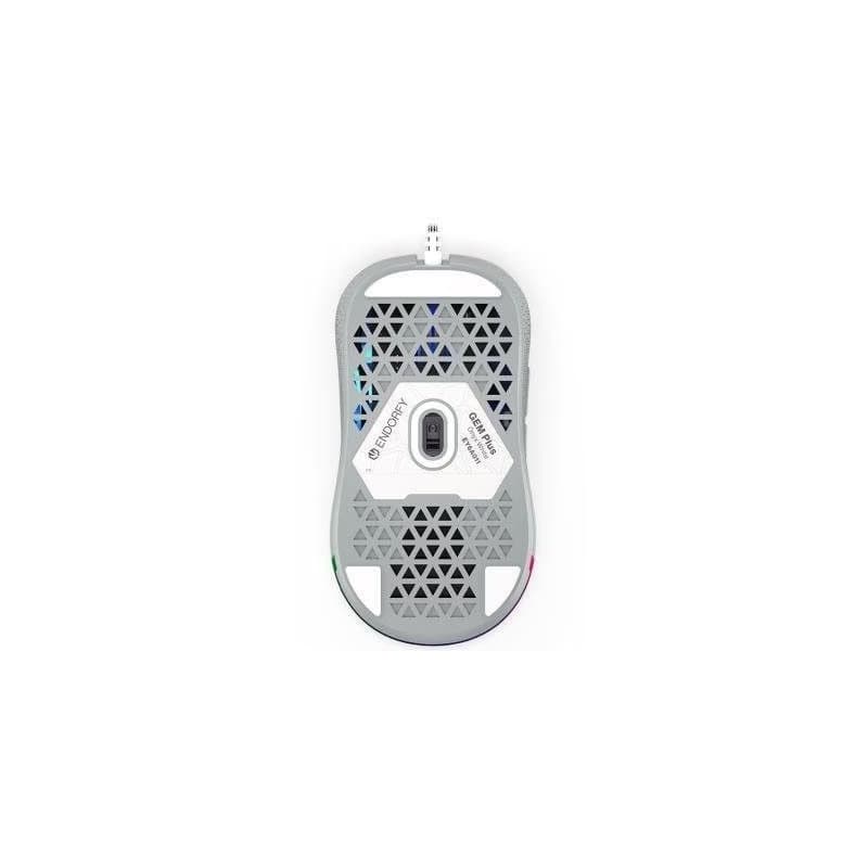 ENDORFY Herná myš GEM Plus Onyx White, USB, ARGB, biela 5