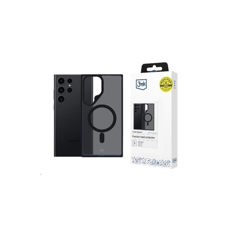 3mk ochranný kryt Smoke MagCase pre Samsung Galaxy S24 Ultra 1