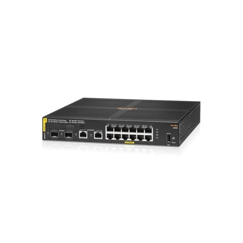 HPE Aruba Networking CX 6000 12G Class4 PoE 2G/2SFP 139W Switch R8N89AR RENEW 2