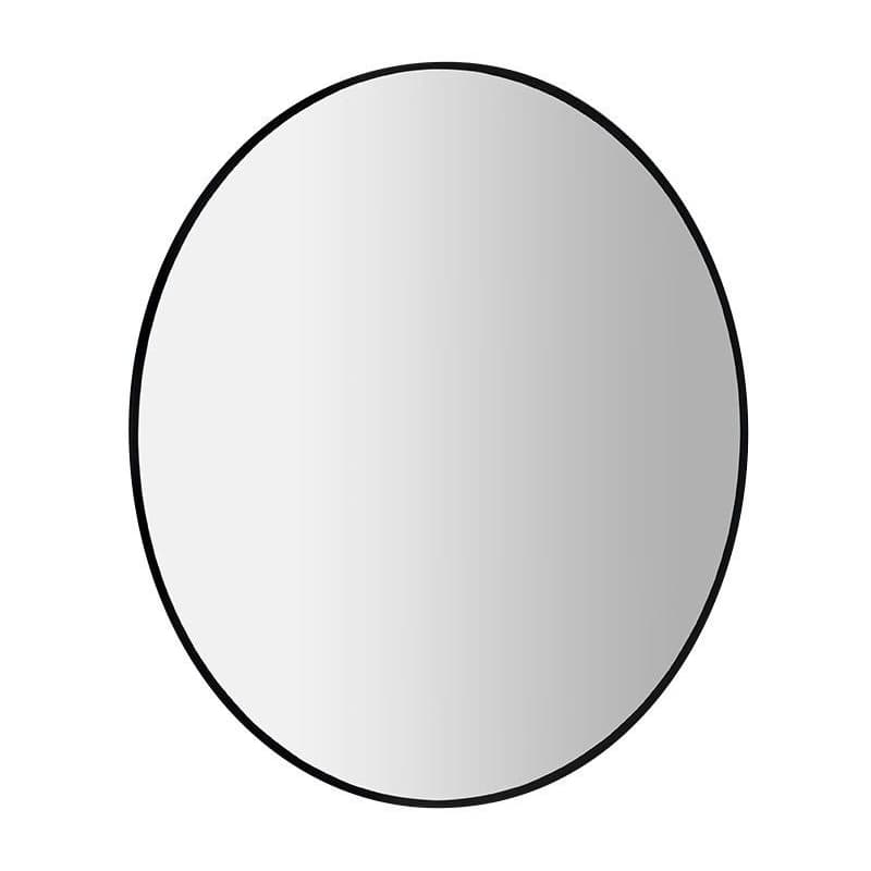 SAPHO - SHARON LED podsvietené zrkadlo Ø 80 cm, čierna mat 31255CI 1