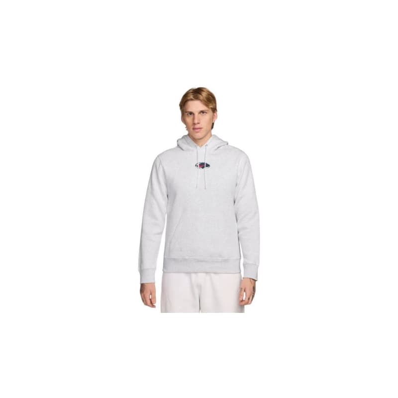 Pánska mikina s kapucňou NIKE U NSW HDY CLUB PO BB OC 2 BIRCH HEATHER 1