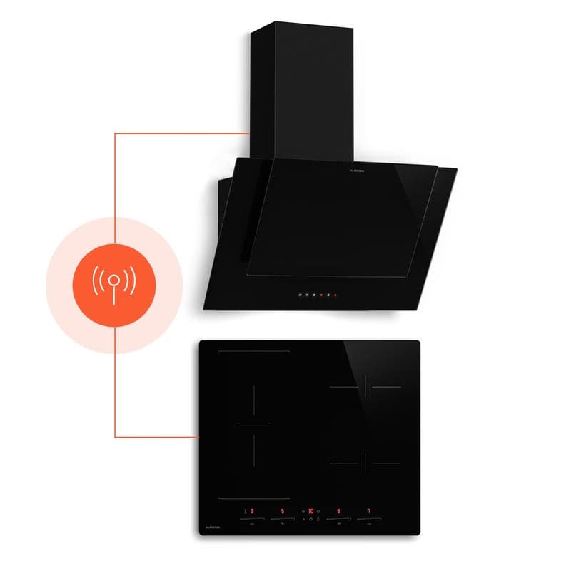Klarstein HaloSync indukčná varná doska s digestorom | 4 varné zóny | 8400 W | 632 m³/h | 60 cm 1