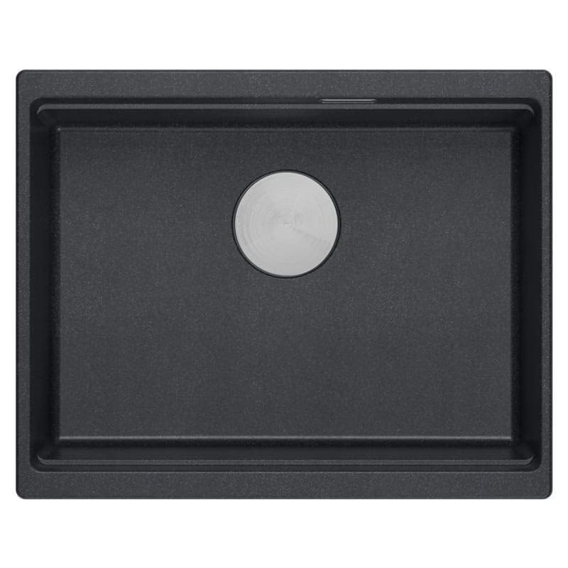 Quadron Quadron - Granitový drez Logan 100 Black Metallic Oceľ HQJ6045U8_BS_U 3