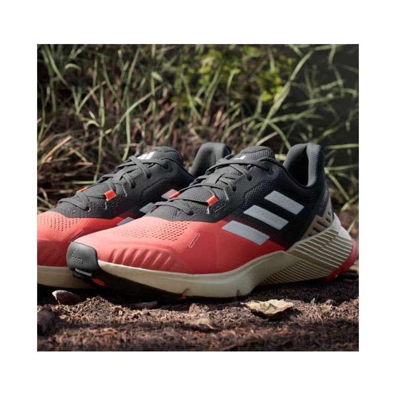 Pánska bežecká trailová obuv ADIDAS Terrex Soulstride impact orange cloud white core black 4