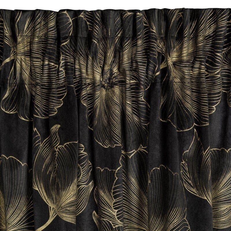 ArtFir Záves STELLA P | čierna/zlatá 140 x 300 cm 5