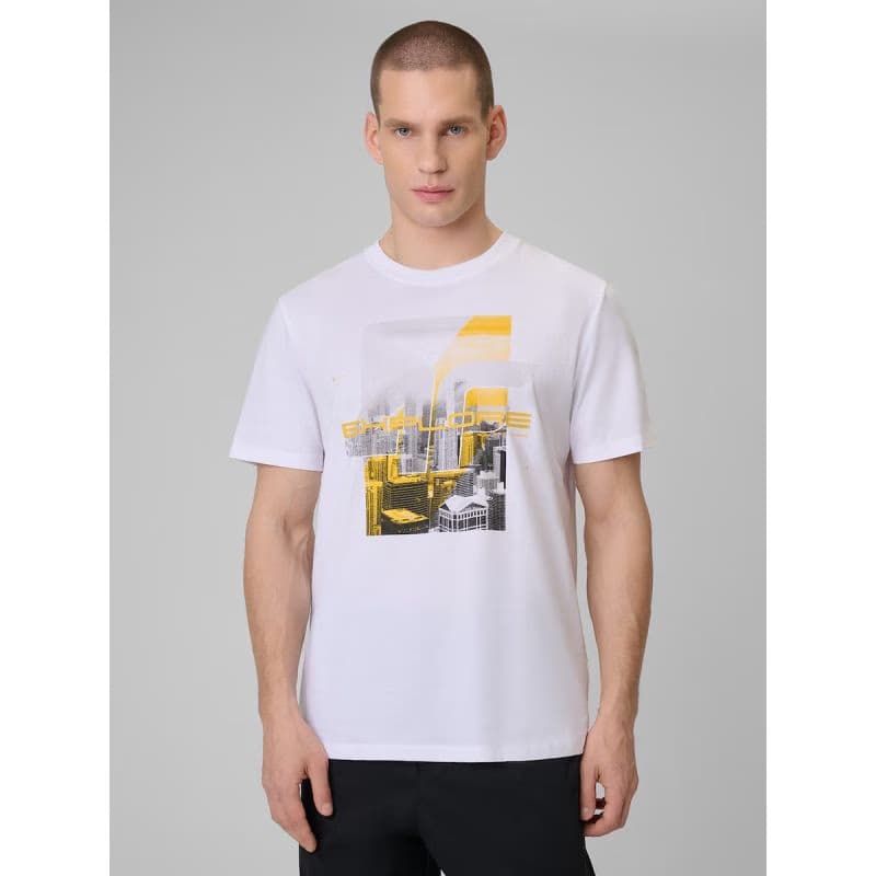 Pánske tričko s krátkym rukávom 4F TSHIRT M2660-10S-WHITE 2