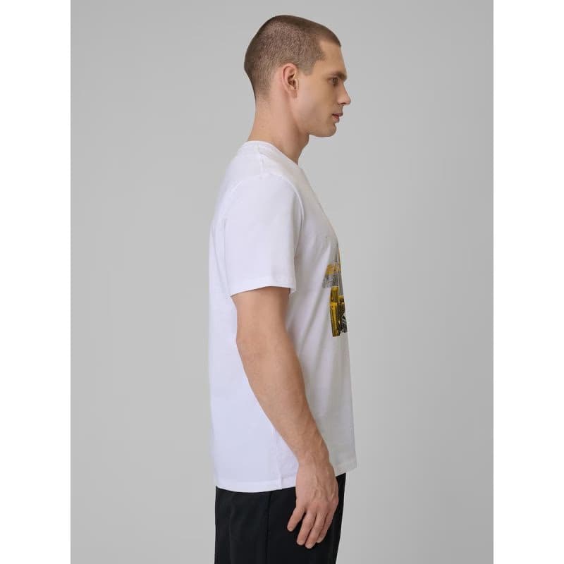 Pánske tričko s krátkym rukávom 4F TSHIRT M2660-10S-WHITE 3