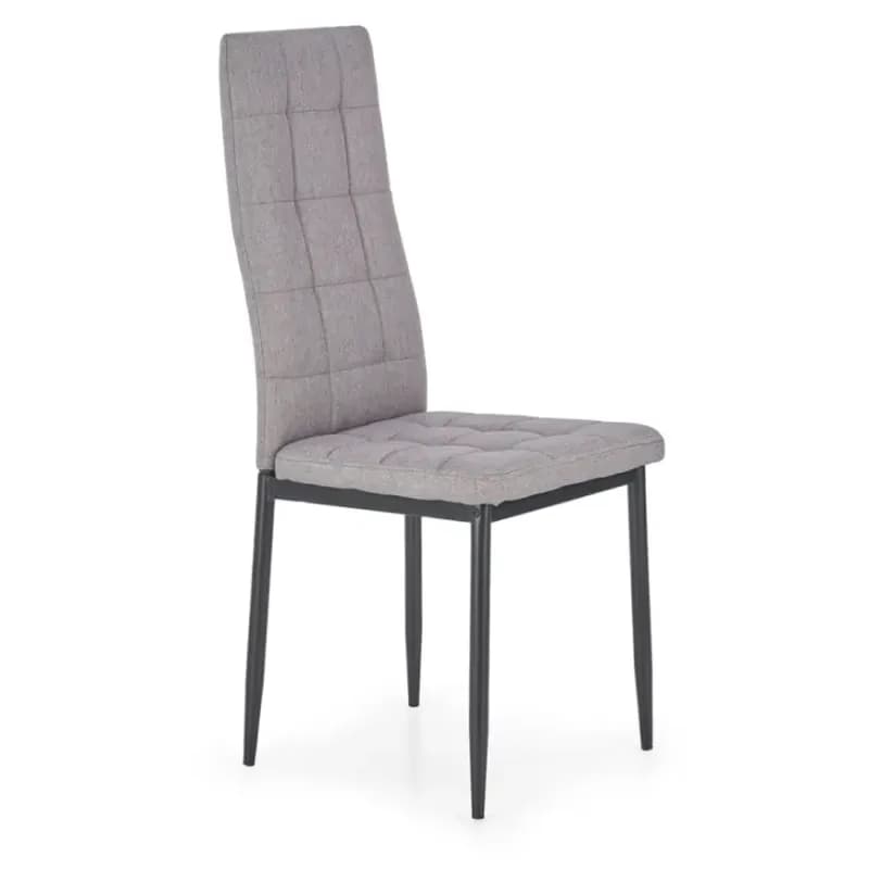 Stolička K292 tkanina/kov popol 45x65x98 1
