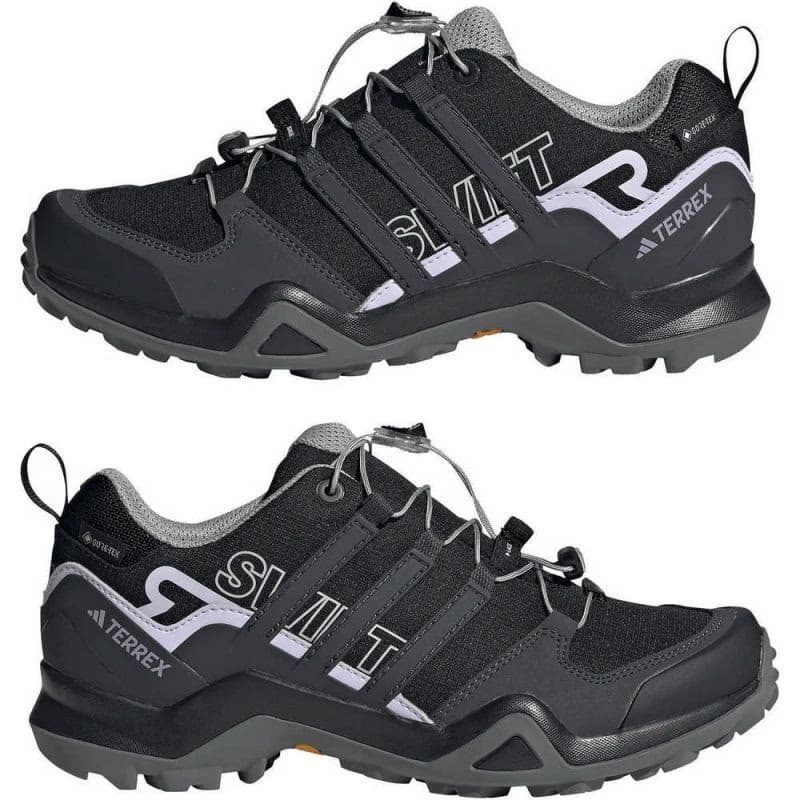 Dámska nízka turistická obuv ADIDAS Terrex Swift R2 GTX core black dgh solid grey purple tint 4