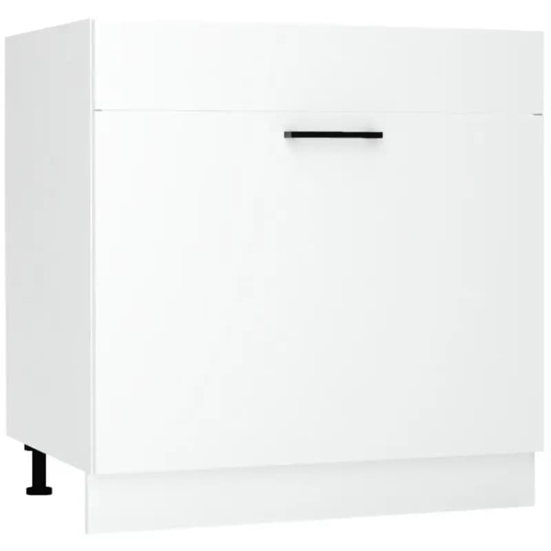 Kuchynská skrinka Max D80zl S/1 Zasl biela 1