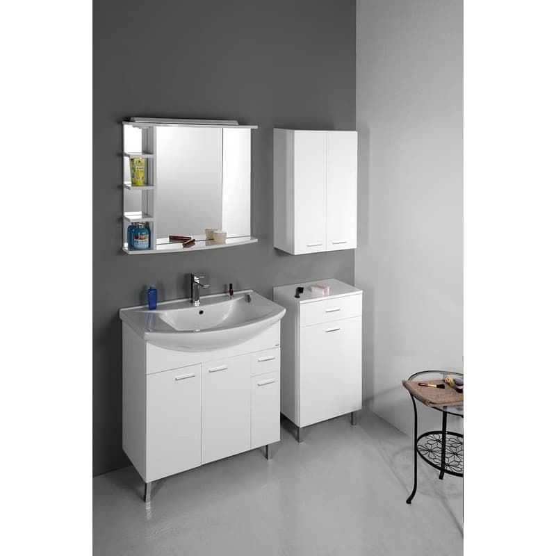 AQUALINE - ZOJA/KERAMIA FRESH skrinka horná 50x76x23cm, biela 51302 4