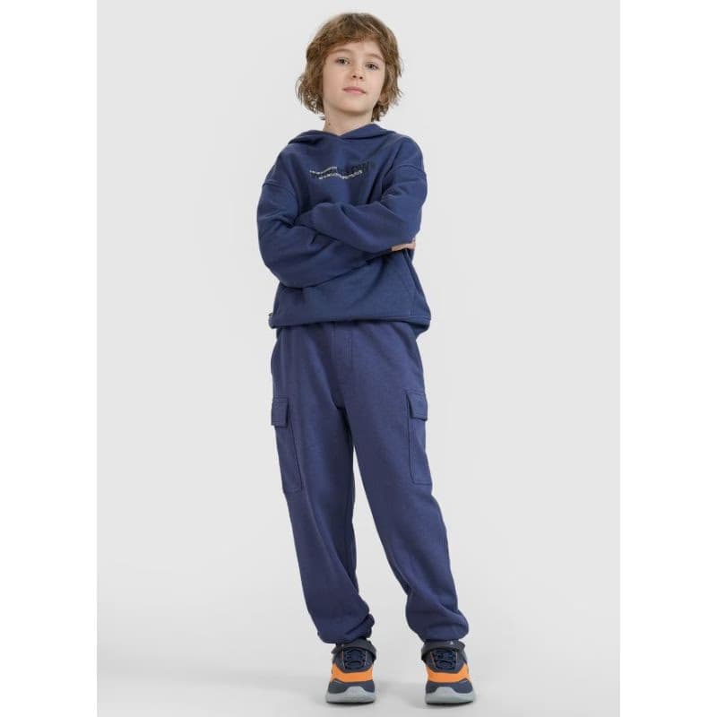 Chlapčenské tepláky 4F JUNIOR TROUSERS CAS M0964-22S-ANTHRACITE 2