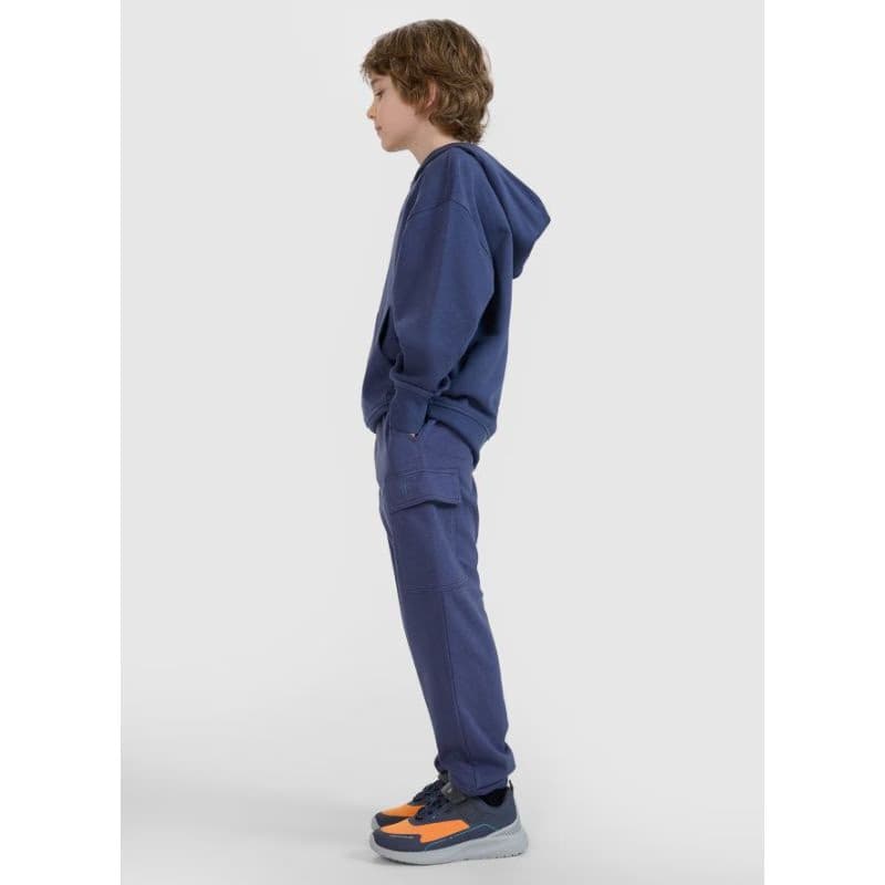 Chlapčenské tepláky 4F JUNIOR TROUSERS CAS M0964-22S-ANTHRACITE 3